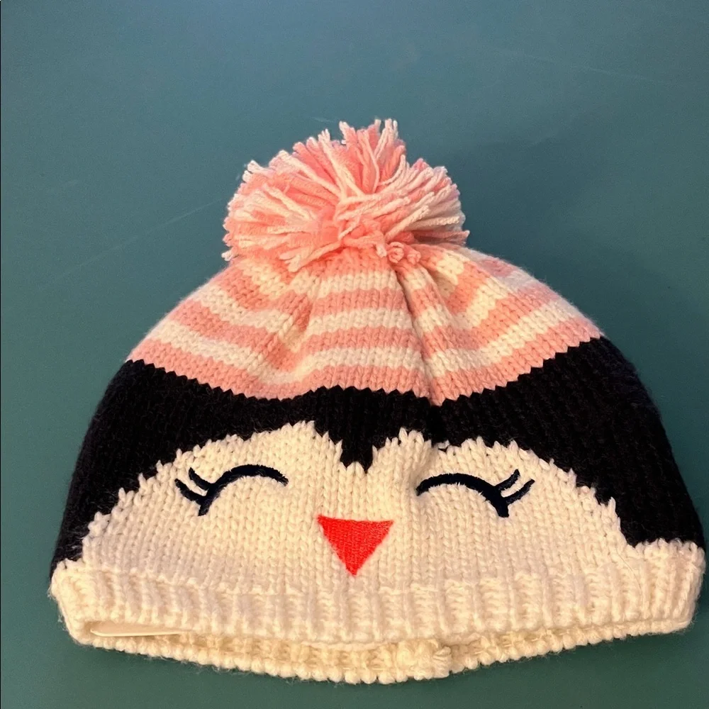 High Desert Gear child’s knit hat. Penguin face. Size S/M NWT